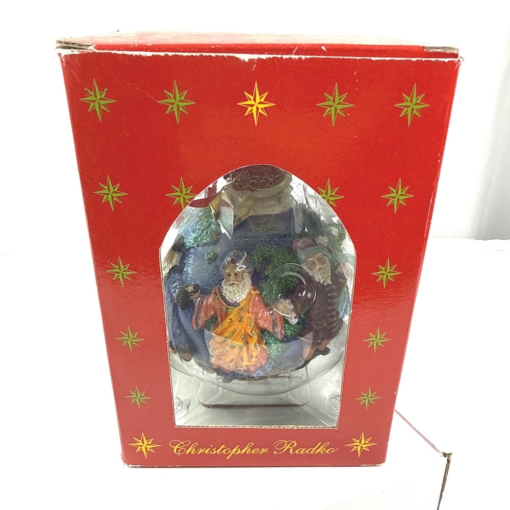Christopher Radko Santas Around the World Globe Christmas Ornament 01-6860-0